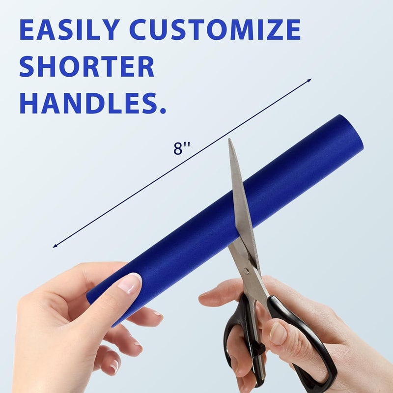 lyforx 9pcs Foam Grip Tubing Adaptive Utensils Grip Tubing, Built up Grip Aid for Utensils, Tools and Pens for Elderly, Arthritic, Handicapped - Image 5